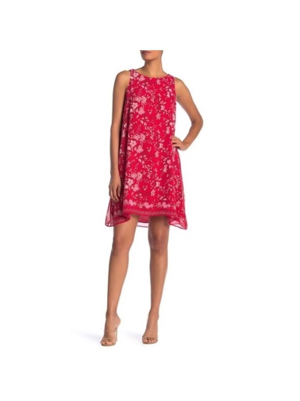 Max Studio Scarf Print Sleeveless Shift Dress